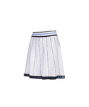 Preppy  Set-Up Skirt - White