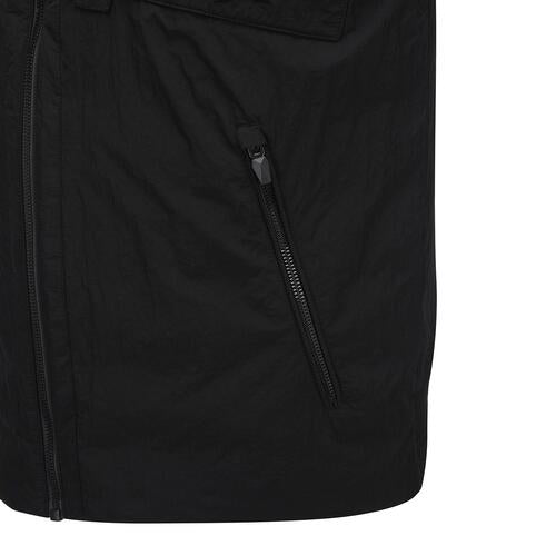 ANEW Golf Men Diagonal Incision Point Down Vest - Black