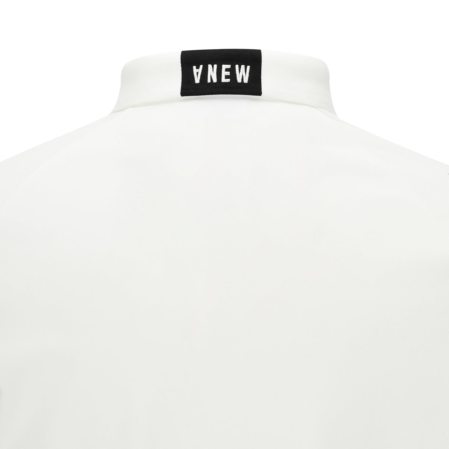 ANEW Golf Men's Collar Back Point L/TS - Ivory