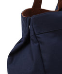 Vintage Square Tote Bag - Navy