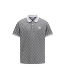 ANEW Golf Men's Terry Check Block Short T-Shirt - Gray