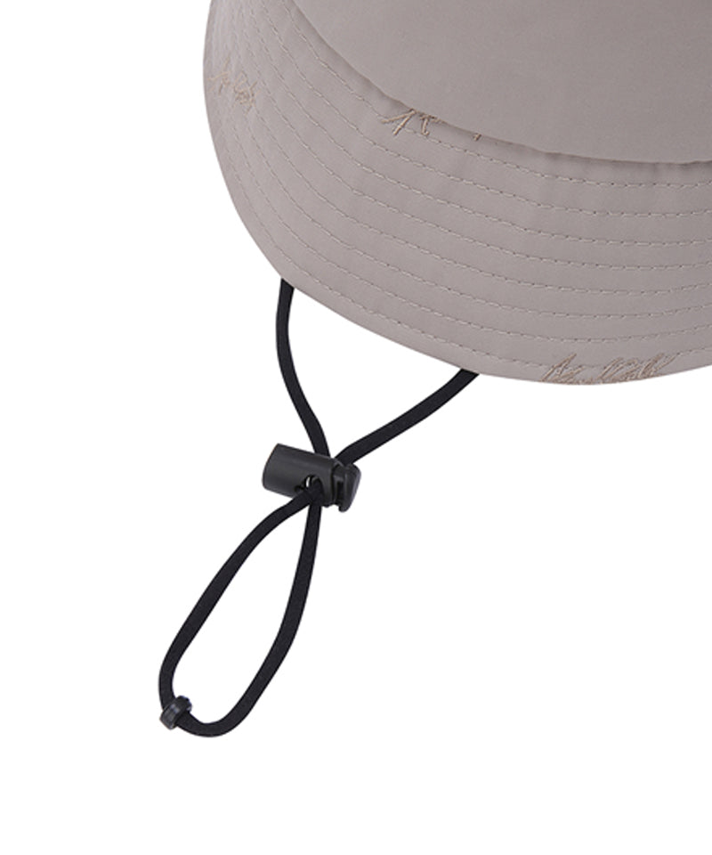 Unisex Embroidery Pattern Hat - Beige