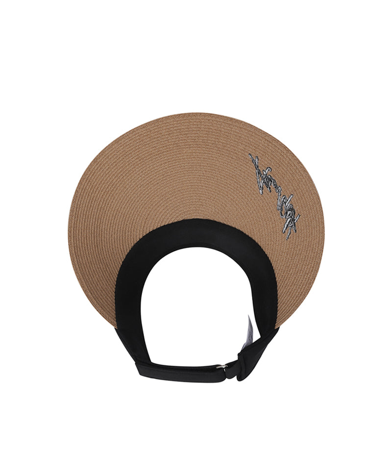 ANEW Golf Women's Raffia High Crown Visor - Beige