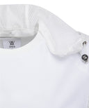 ANEW Golf Women's SM Hoody Pocket Short T-Shirt - White