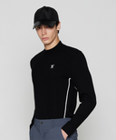 Men's FA Mock Neck Sweater - Black