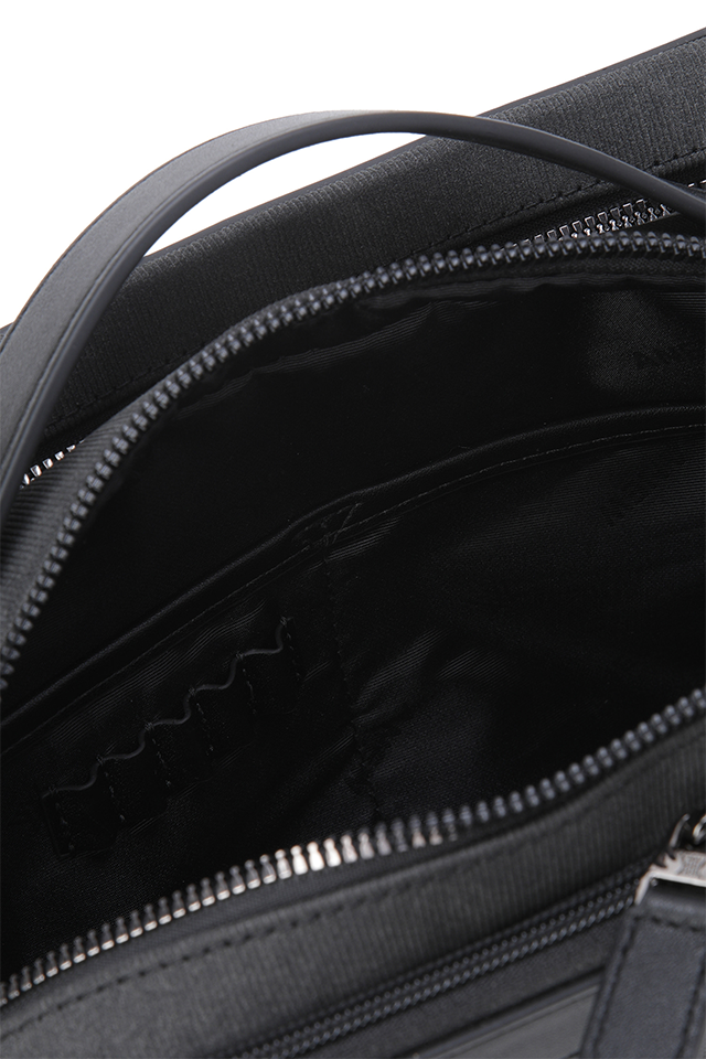 Uni Square 3Zip Pouch - Black