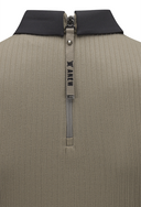 [Signature] Women's Stripe Textured L/TS - Light Brown