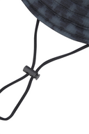 Uni Logo Pattern Hat - Black