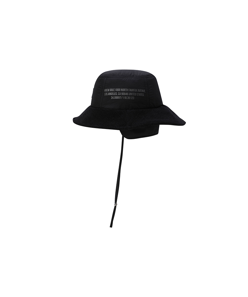 Unisex Shadowing Bucket Hat - Black