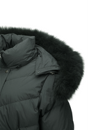 Women's WI New Pattern Down Jacket - Dark Khaki