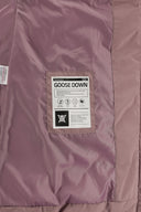 Women's Long Down Vest - Dark Pink