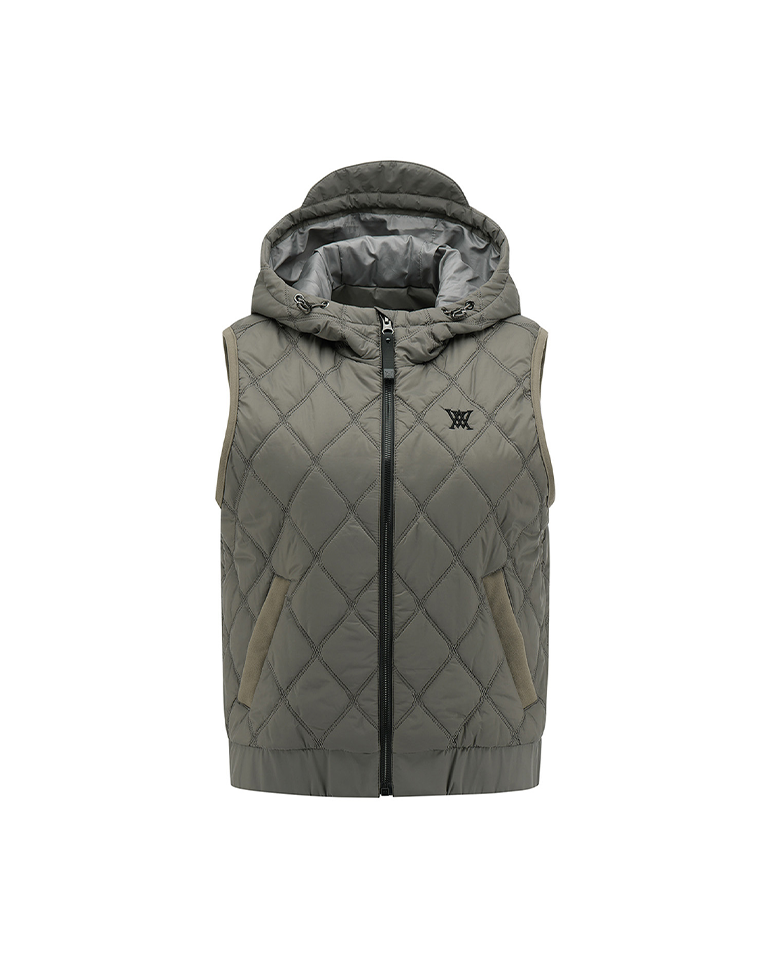 Women's WI 2 IN 1 Quilted Jacket - Brown