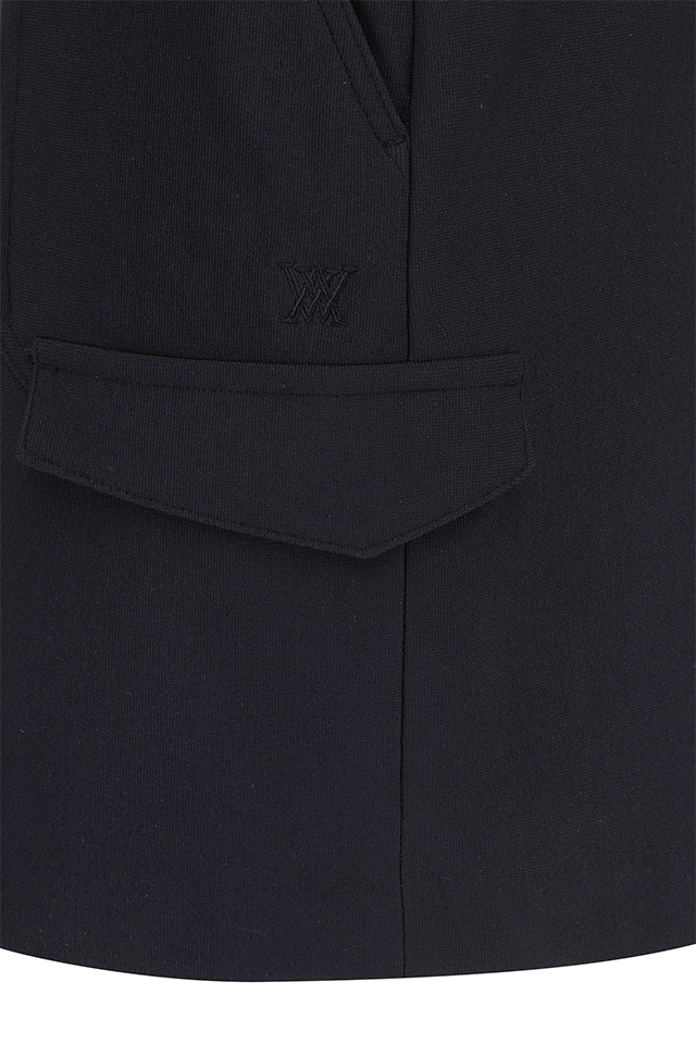 Women's WI Brushed Fleece H Line Skirt - Black