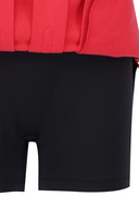 Women's WI Brushed Fleece Pleated Skirt - Red