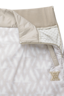 Women's WI Logo Pattern Padded Skirt - Beige