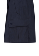 Women's Wide Out Pocket Half Pants - Navy