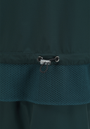 Women's Mid Length Hight Neck Jacket - Dark Green