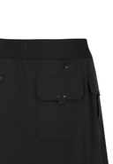 Women's Cargo Wrap Skirt - Black