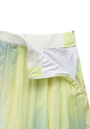 Women's Aurora Pleats Skirt - Lime