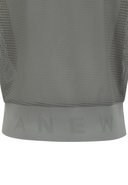Women's Back Zip Mock Neck Vest - Khaki