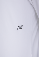 [Signature] Women's Mesh Hybrid Long T-Shirt - White