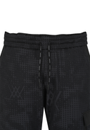 Men's Set Up Embo Jacquard Pants - Black