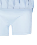 Women's Double Layer Pleats Skirt - Sky Blue