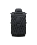 Men's Panel Down Vest - Grey