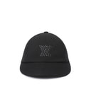 Women's Circle Point Ball Cap - Black
