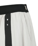 Anew Golf Women's SM Band Flare Skirt - Light Beige