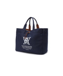 Vintage Square Tote Bag - Navy