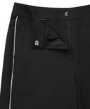 ANEW Golf Women's SM Side Line Semi Wide Pants - Black