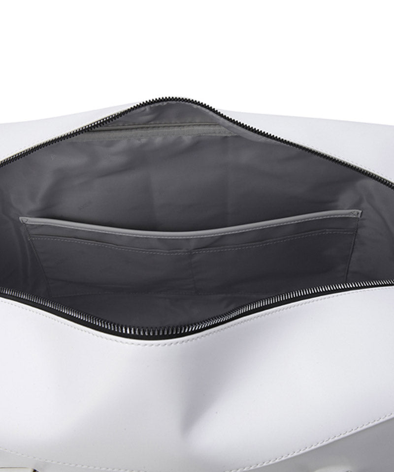 Layered Boston Bag - White