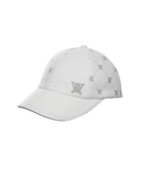 [Legacy Sale] Women's Monogram Wide Ball Cap - White