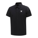 Men's Back Siganture Logo Sleeve Long T-Shirt -  Black