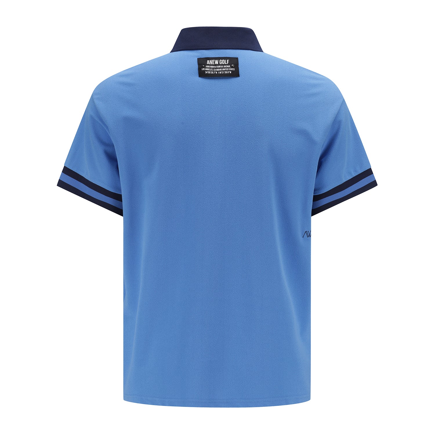 Men's Terry Material Collar Short T-Shirt