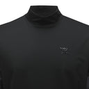 [Legacy Sale] Men's DTP Sleeve High Neck Cool Long T-Shirt - Black