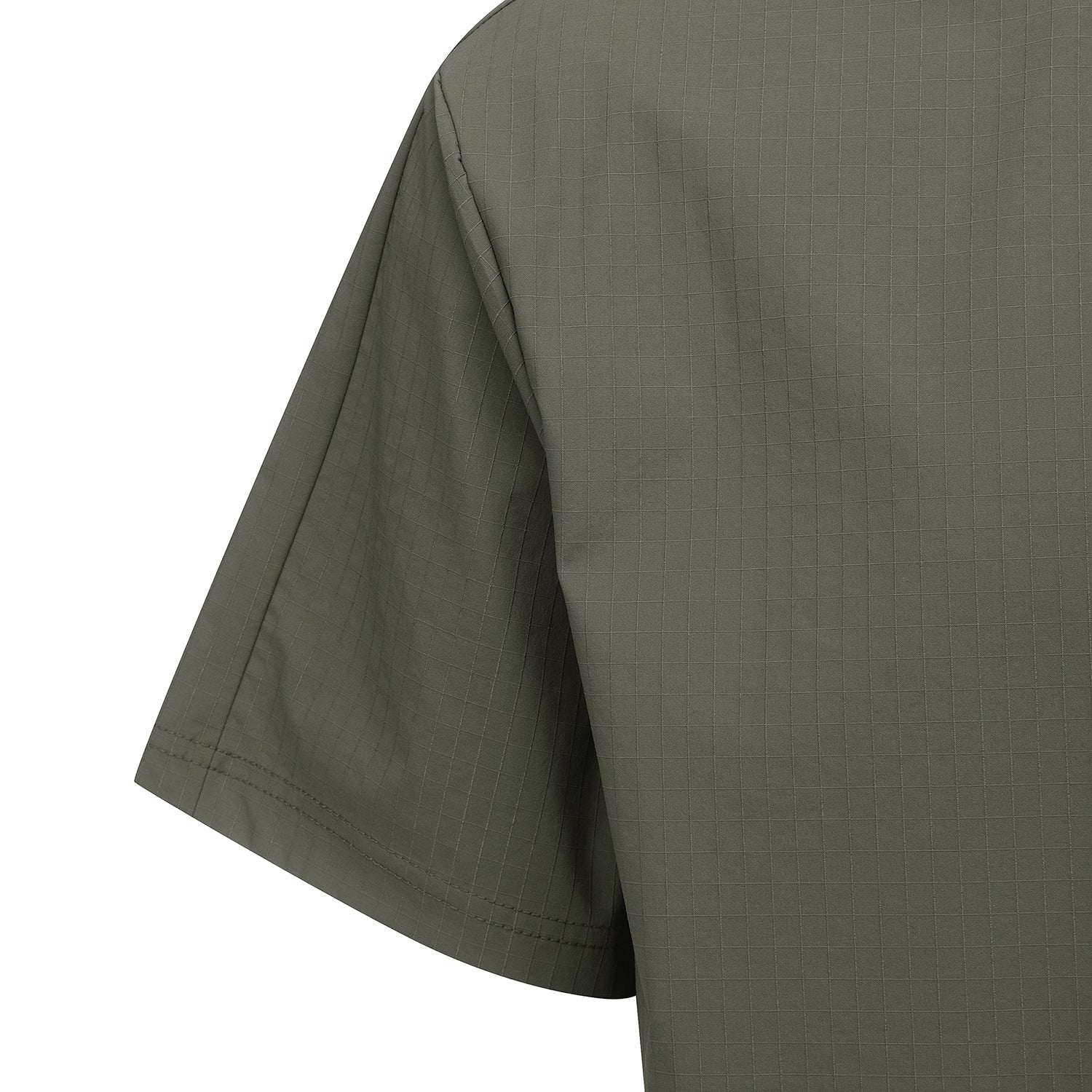 Men's Ribbed Crew Neck Short T-Shirt