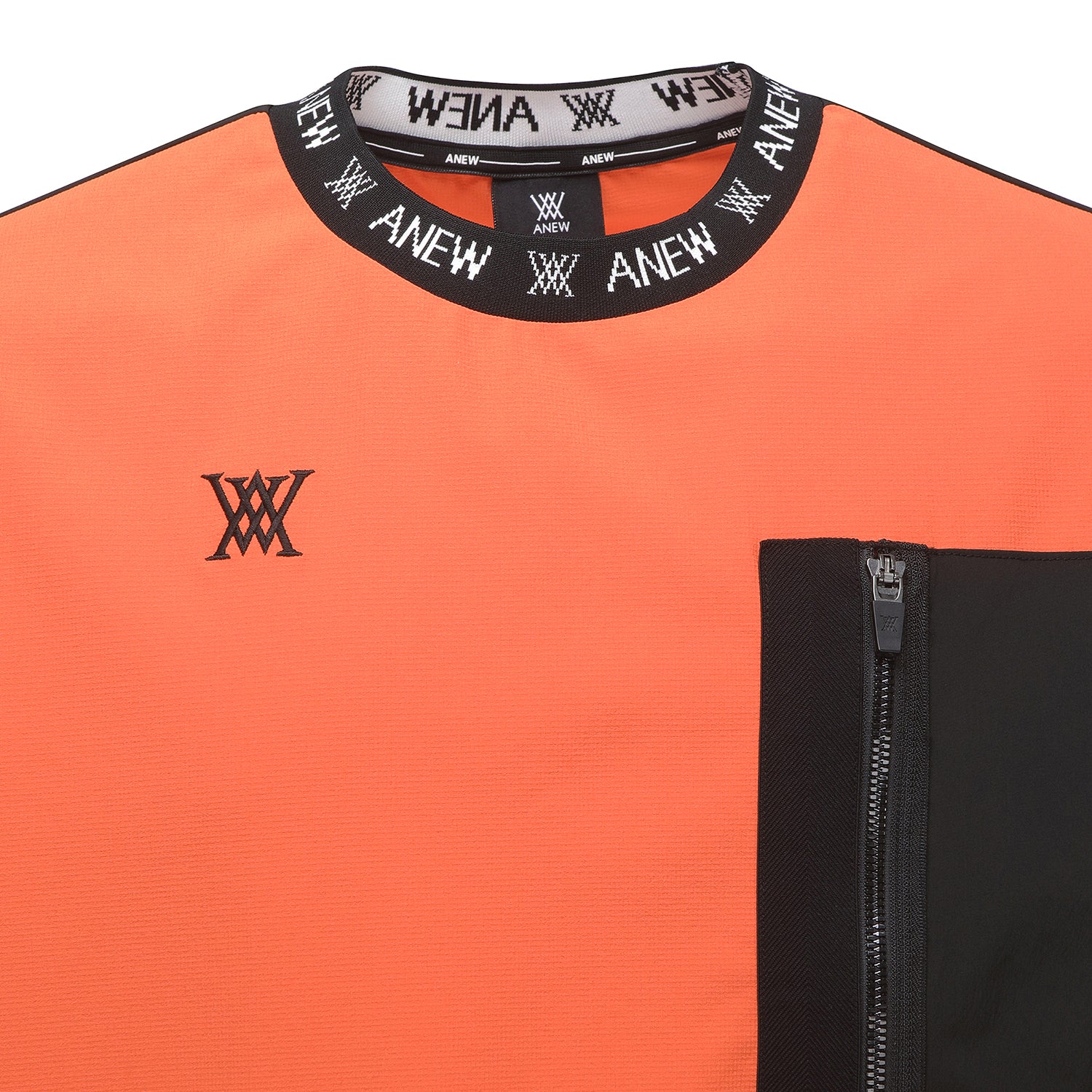 [Legacy Sale] Men's Ribbed Woven Long T-Shirt - Orange