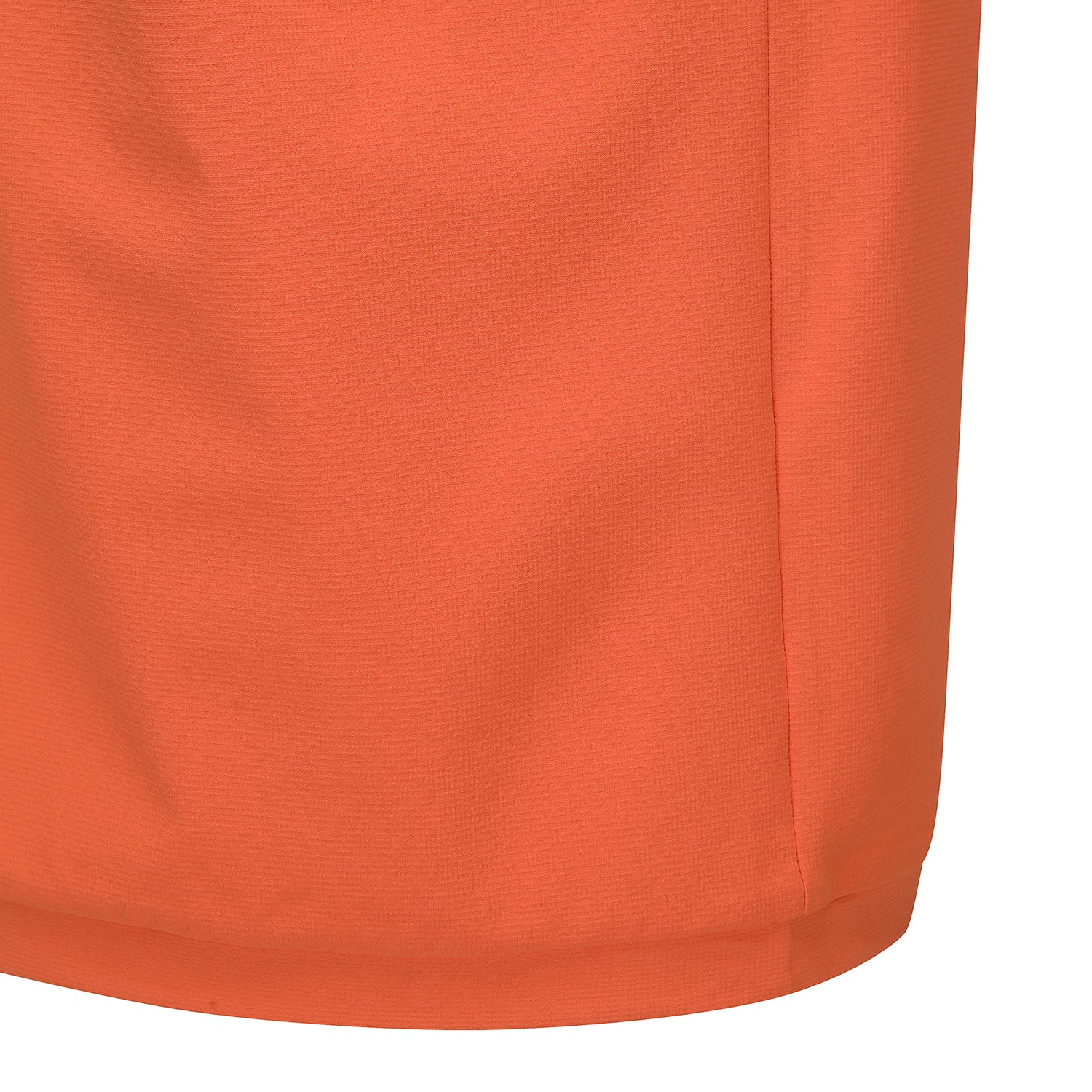 Men's Ribbed Woven Long T-Shirt - Orange