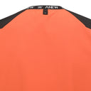 Men's Ribbed Woven Long T-Shirt - Orange
