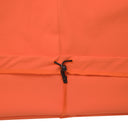 Men's Ribbed Woven Long T-Shirt - Orange