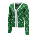 Women's Monogram Logo Intarsia Cardigan_GN