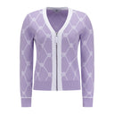Women's Monogram Logo Intarsia Cardigan_LV