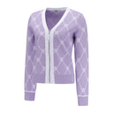 Women's Monogram Logo Intarsia Cardigan_LV