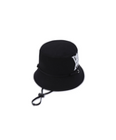 [Legacy Sale] Unisex Big Logo Applique Bucket Hat -  Black