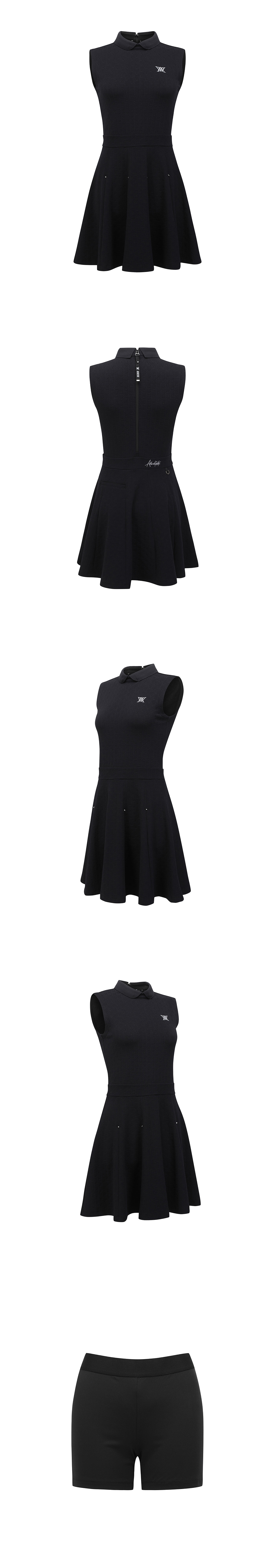 ■ANEW GOLF■ WOMEN EMBOSS JACQUARD ONEPIECEBK ANEW Golf Women's Emboss Jacquard One-Piece - Black – Anew