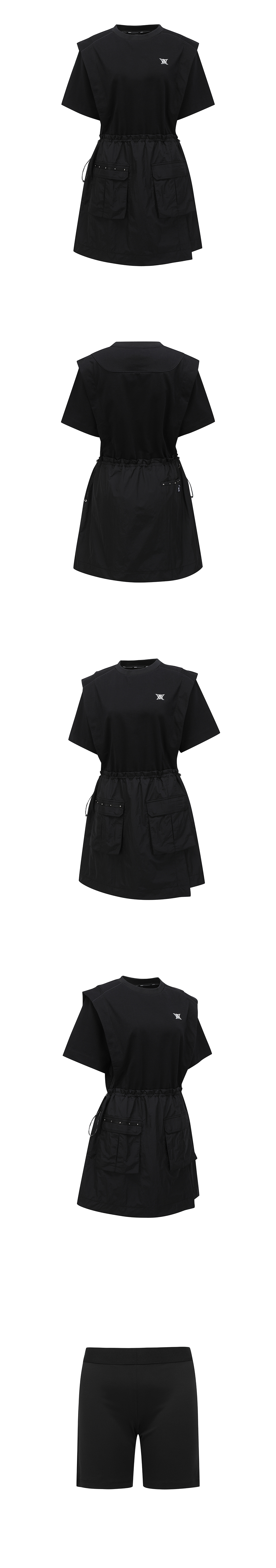 ■ANEW GOLF■ WOMEN WOOVEN COLLAR ONEPIECEBK ANEW GOLF WOMEN WOOVEN COLLAR ONE PIECE – GreenTee Golf Shop