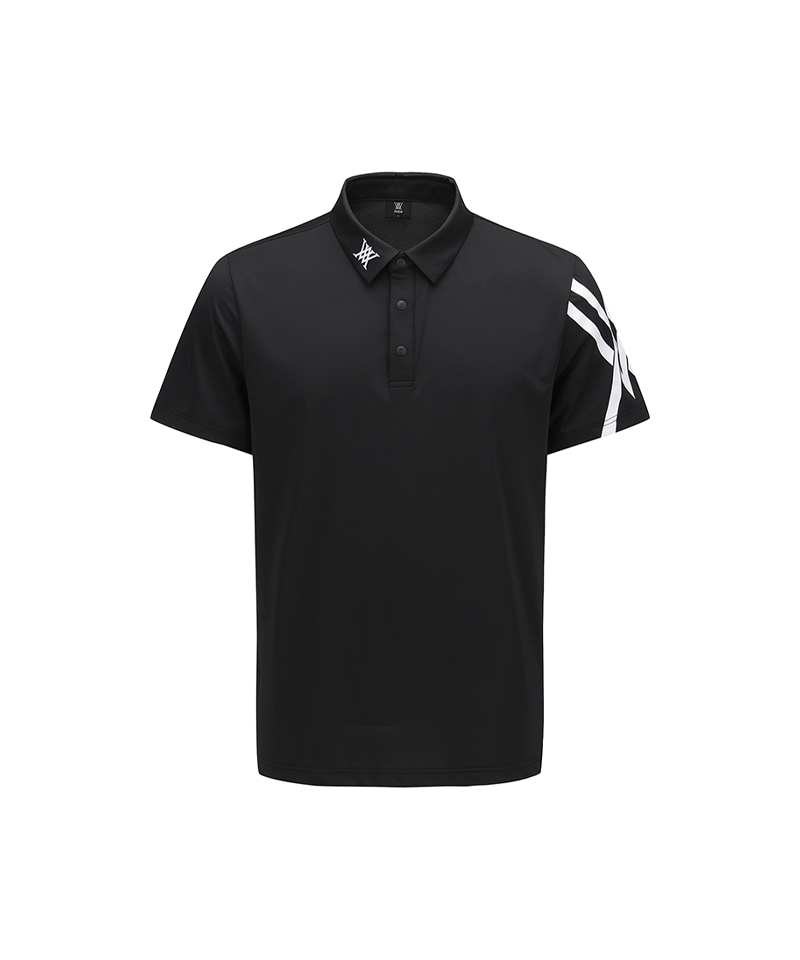 GG Men's Sleeve Print Short Sleeve T-Shirt - Black