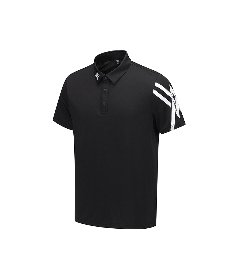 GG Men's Sleeve Print Short Sleeve T-Shirt - Black